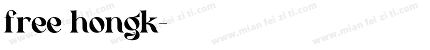 free hongk字体转换